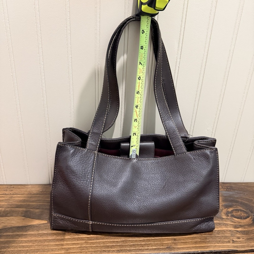 The Sak Original Small Brown Pebbled Shoulder 100% Leather - Picture 11 of 12